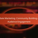 Affiliate Marketing: Community Building and Audience Engagement