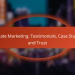Affiliate Marketing: Testimonials, Case Studies and Trust