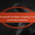 Niche-Specific Strategies: Targeting, Trends, and Product Selection