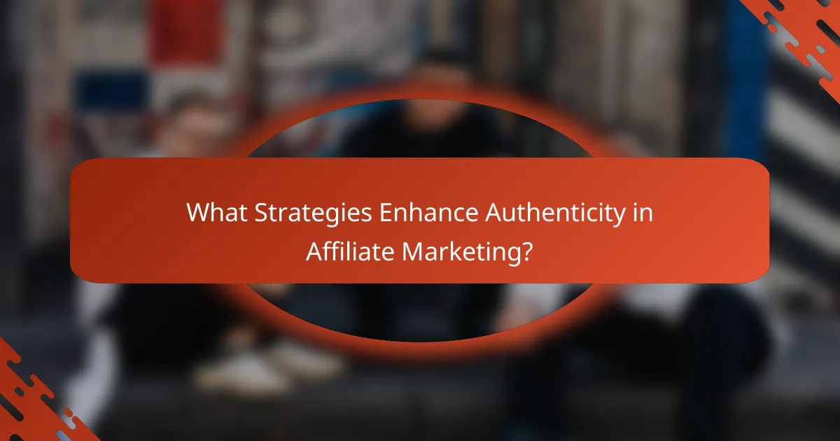 What Strategies Enhance Authenticity in Affiliate Marketing?